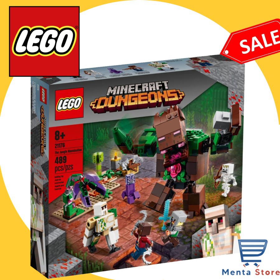 LEGO Minecraft 21176 The Jungle Abomination Dungeons Creative Build