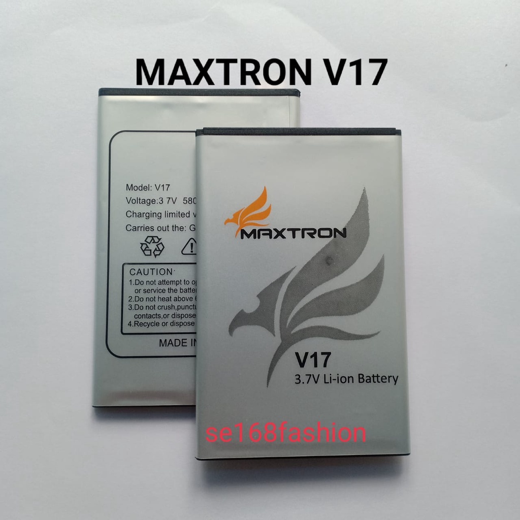 Baterai Maxtron V17 Batre Batere Batere Battery