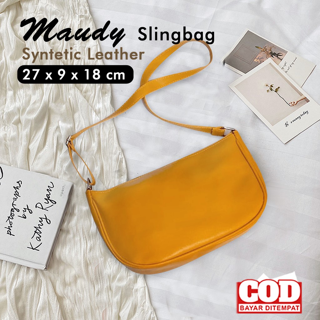 Tas Selempang Wanita Hand bag Kulit Tas Pesta Cewek Polos Sling Bag Fashion slempang Remaja Kekinian