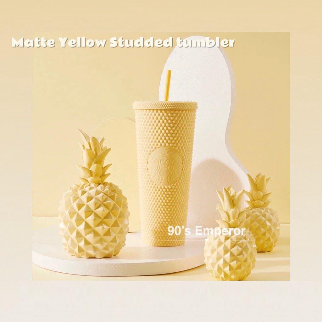 710ML Starbucks Tumbler Cangkir Jerami Starbucks Mug Starbucks Studded Durian Cangkir Kopi