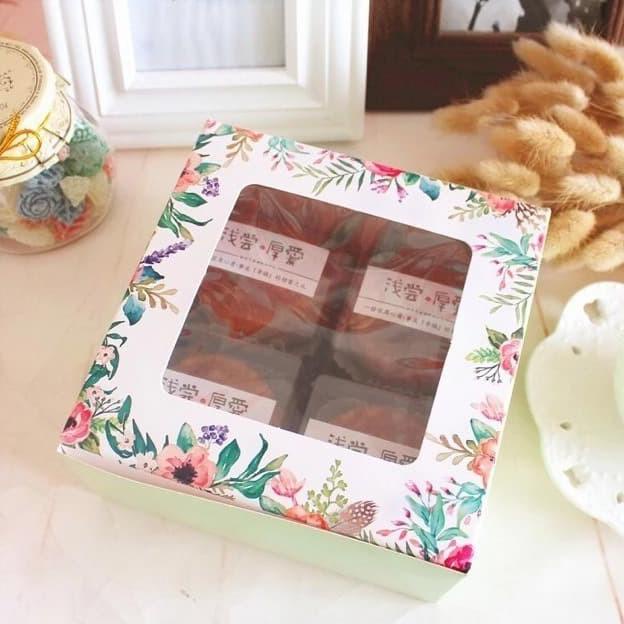 Best Product Gift Box/ Kotak Kado/ Packaging/ Kotak Hadiah/ Hardbox Mika Floral - Paling Dicari