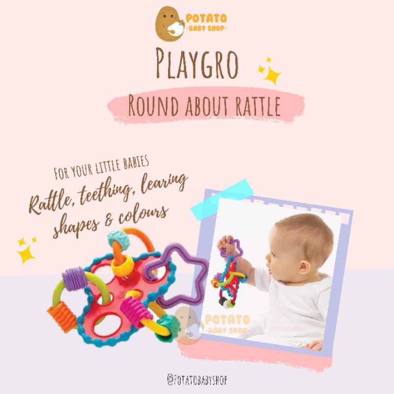 Playgro Round About Rattle