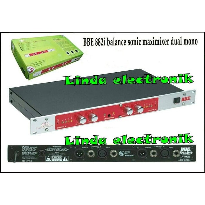BBE 882i Sonic maximizer dual mono bbe 882i sonic maximimizer
