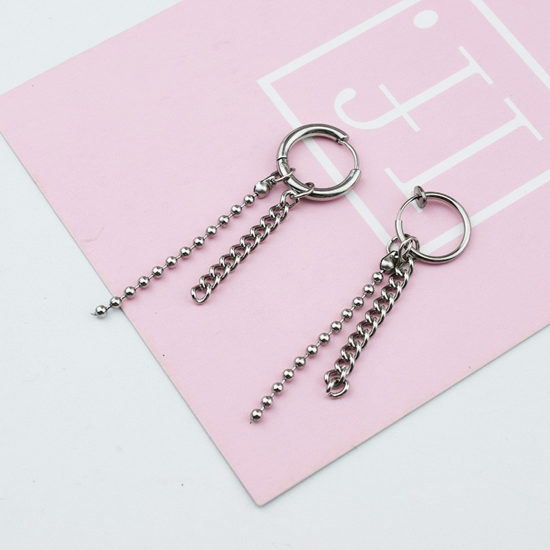 [Bayar Di Tempat]1Pc Anting Gantung Rantai Model KPOP BTS SUGA