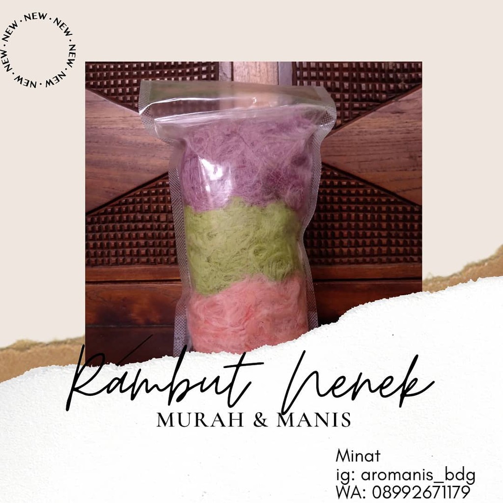 

Rambut nenek/Harum manis/Aromanis/Arumanis 200 gram