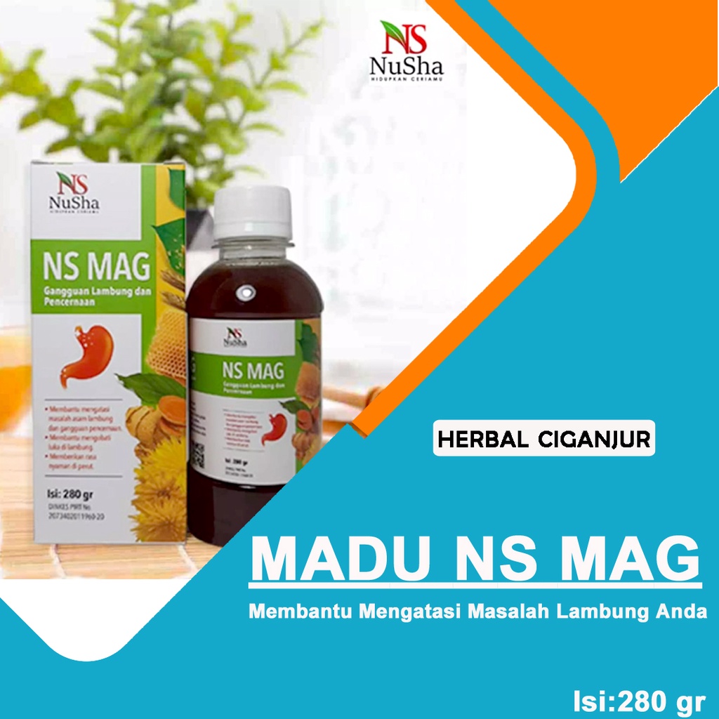 Official Store Beli 2 Madu NS MAG GERATIS 2 jahe merah, Madu Maag Asam Lambung, GERD, Mag atau Maag, Saluran Pencernaan - 280 gr