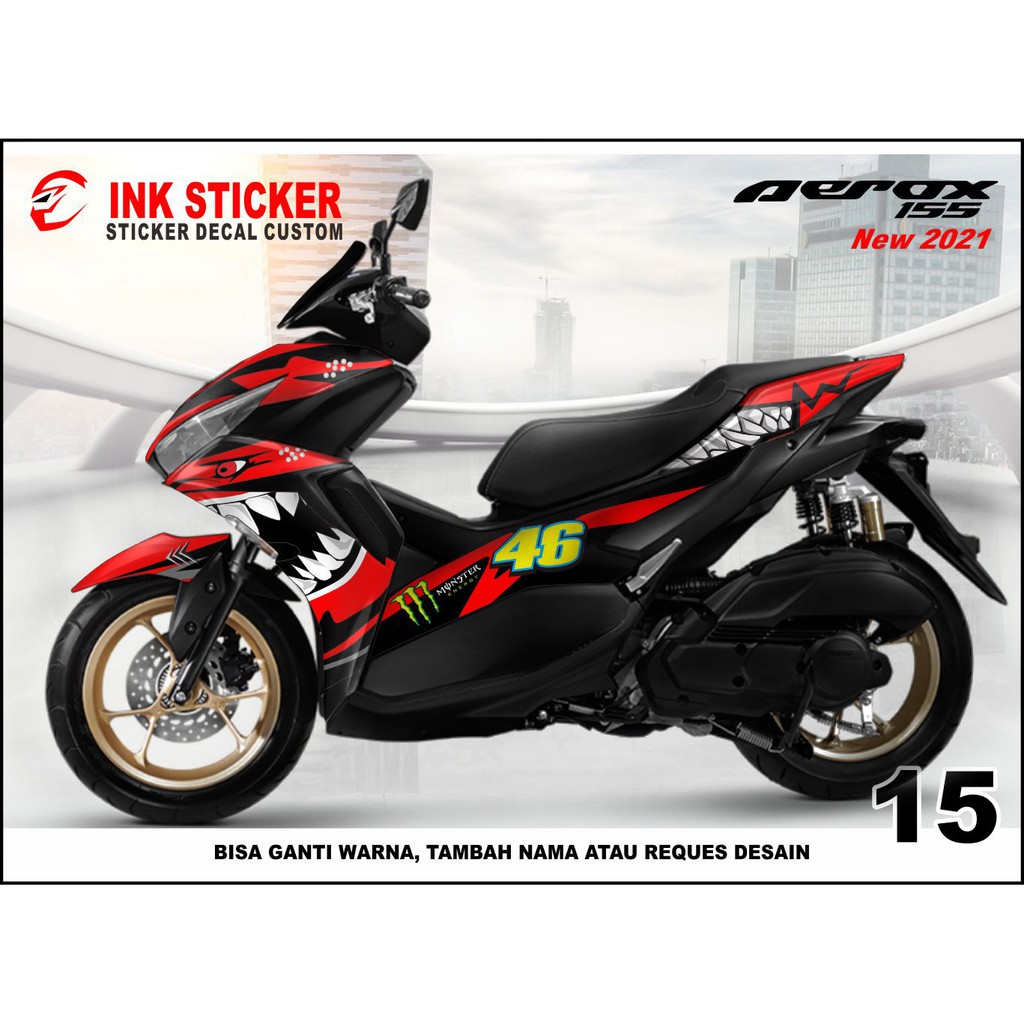 Sticker Decal Aerox 2021 15 Fullbody