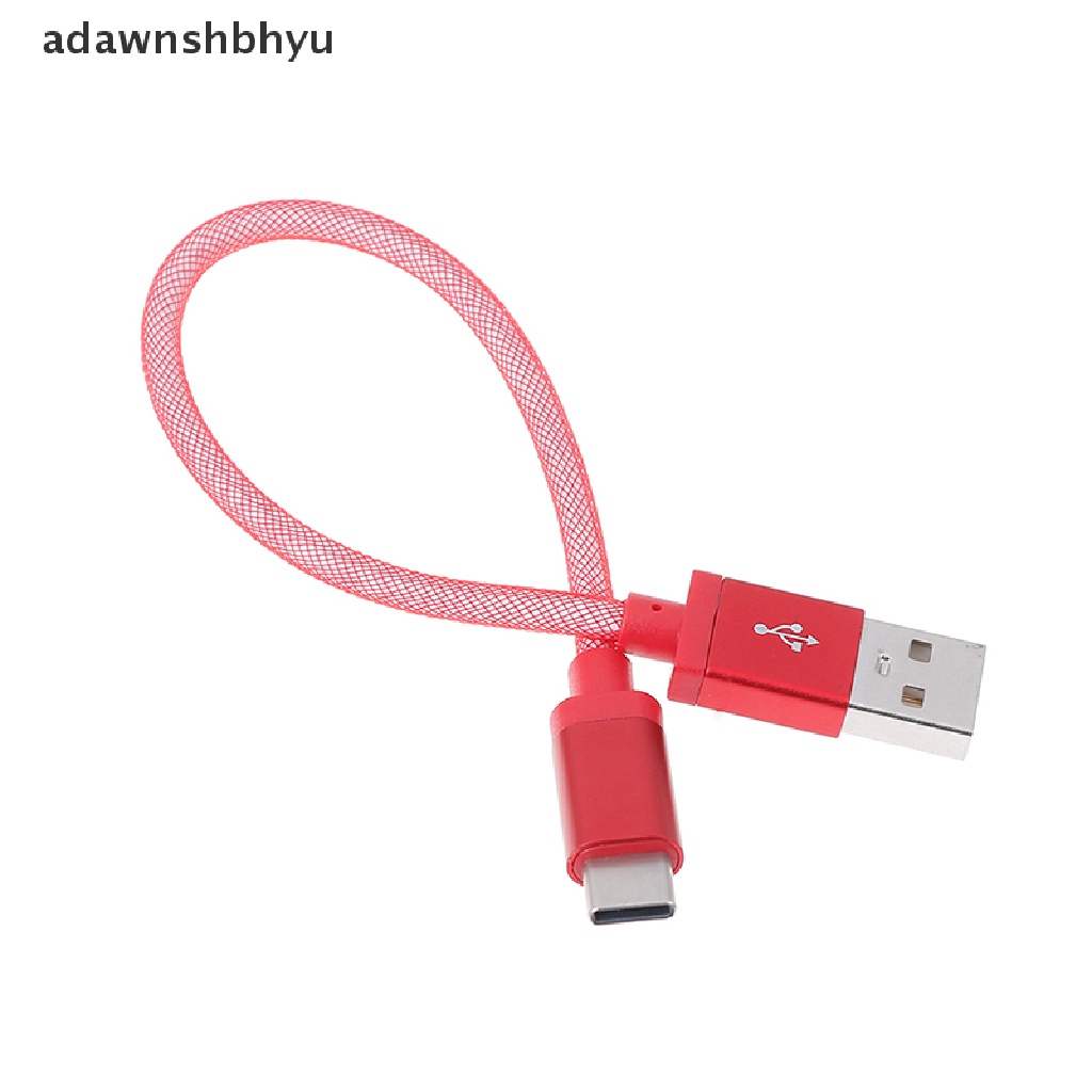 Adawnshbhyu charger Pendek braided micro/type-c/lightning USB cable charging Kabel data sync