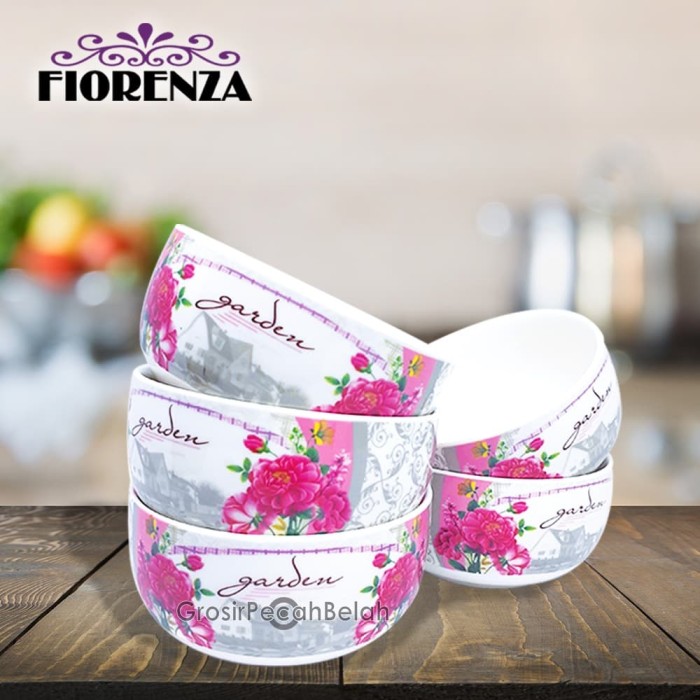 Fiorenza - Mangkok Keramik Set 5 pcs AK-226