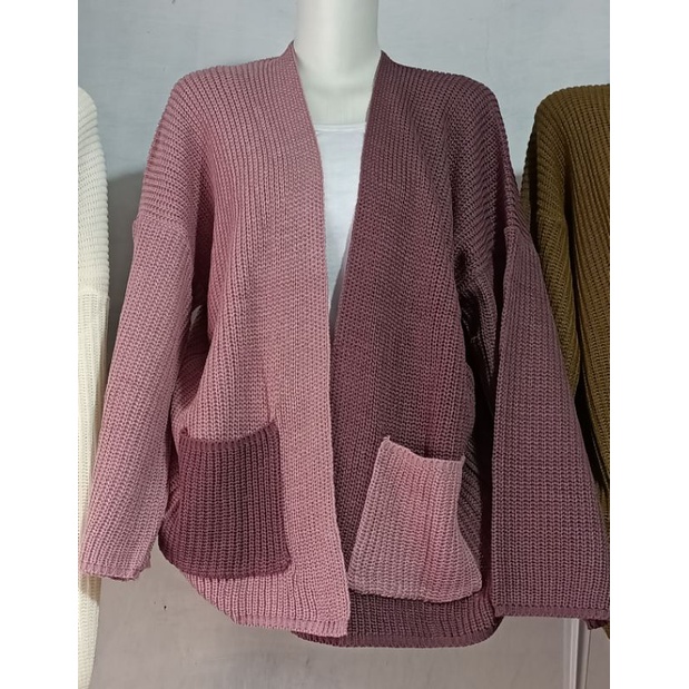 Oversized Cardigan Basic Lavella Colour Combination Premium