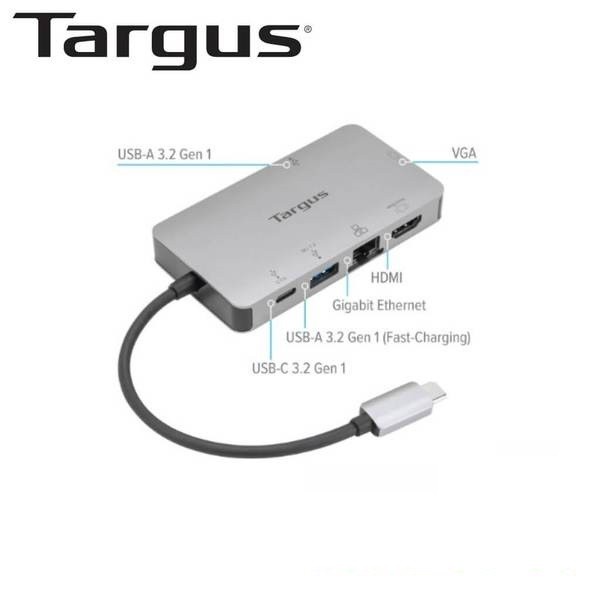 Targus Dock419- USB-C Travel Dock with Power Pass-Through