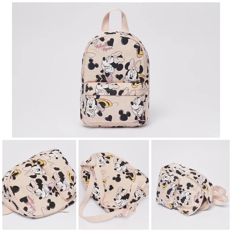 ORIGINAL  zara kids - backpack disney minnie mouse / tas ransel anak perempuan