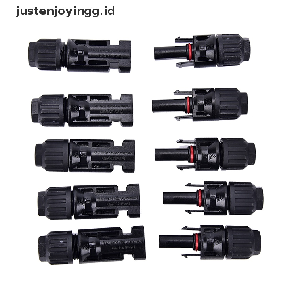 1 Pc / Set Kabel Konektor Adapter 30A Male Female M / F IP67 Untuk Panel Surya