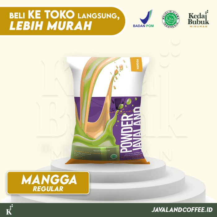 

BUBUK MINUMAN BUBBLE DRINKS 1KG RASA MANGO