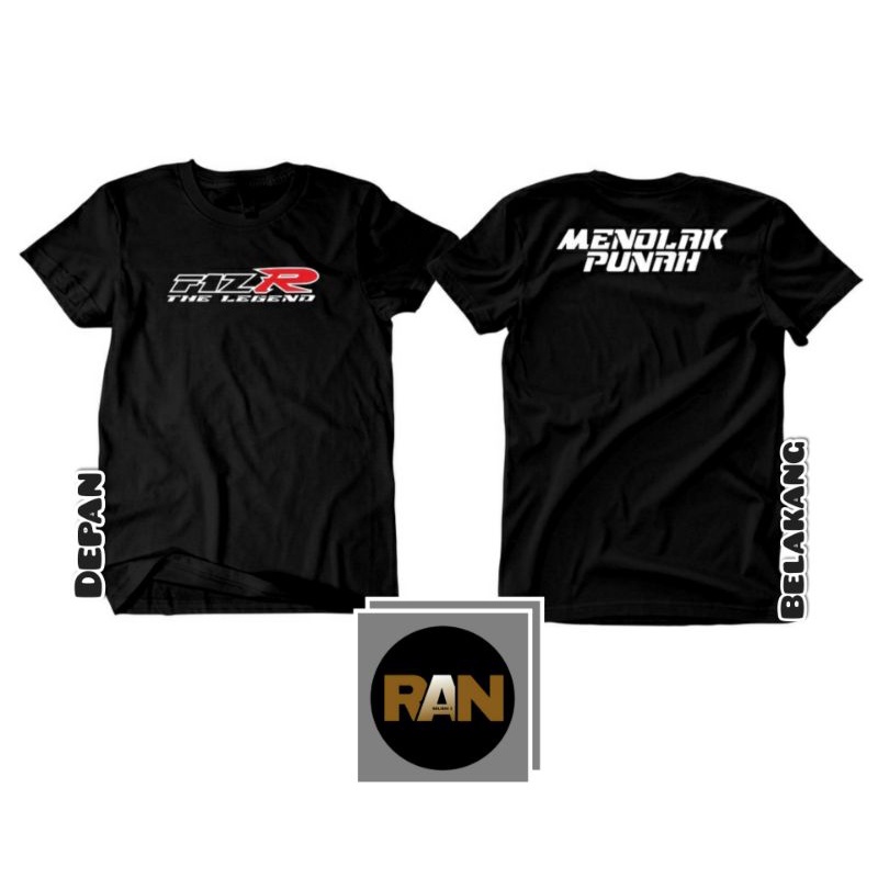 Baju T-shirt Kaos Yamaha F1ZR THE LEGEND Menolak punah l Kaos Komunitas motor 2 Tak l Kaos Otomotif