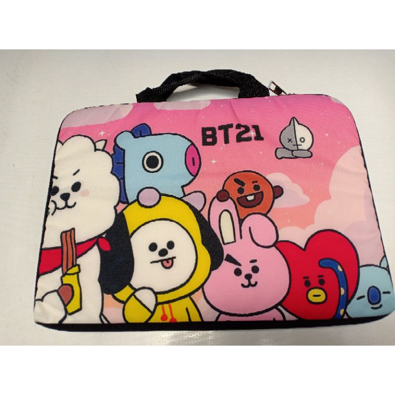 BT21 TAS LAPTOP NOTEBOOK 14 &quot; INCH BT21 KPOP KOREA UNOFFICIAL