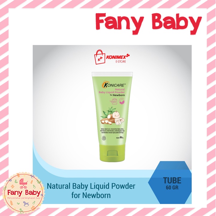 KONICARE NATURAL LIQUID POWDER NEWBORN 60GR TUBE