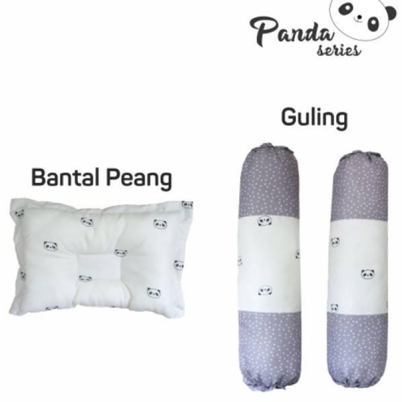 Omiland Baby Mattress Matras Bayi Set Bantal Peang + Guling Motif Panda Series - OWM 3141, / Rainbow OB37171/ Alphaca OB37205