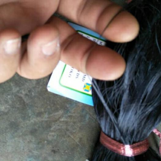Jaring burung hitam lebar 5 meter tambah 2 benang. ☈
