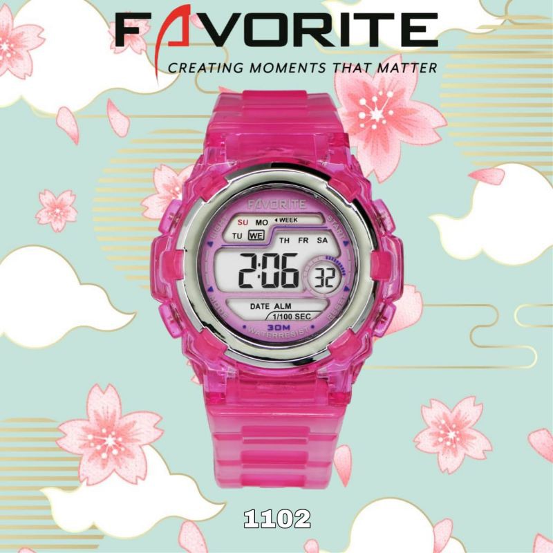 Jam Tangan Wanita Favorite Original 1102 Tahan Air COD