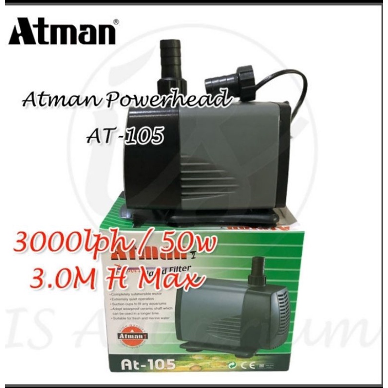 Pompa Kolam Pompa Air Mancur Pompa Celup Pond Pump ATMAN AT-105