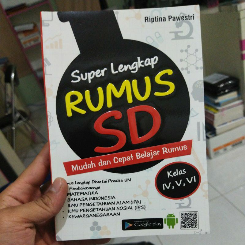 

Buku Super lengkap rumus SD mudah dan cepat belajar rumus