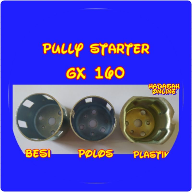 Pully Starter Assy Mangkok Pulley Stater Engine Penggerak GX160 GX200