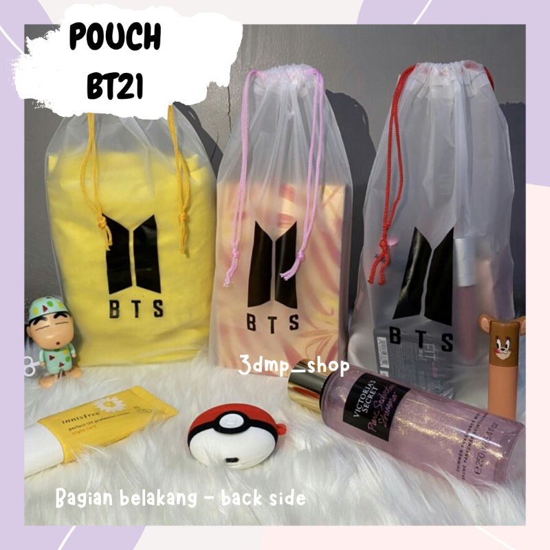 Pouch travel pencase alat make up kosmetik mandi