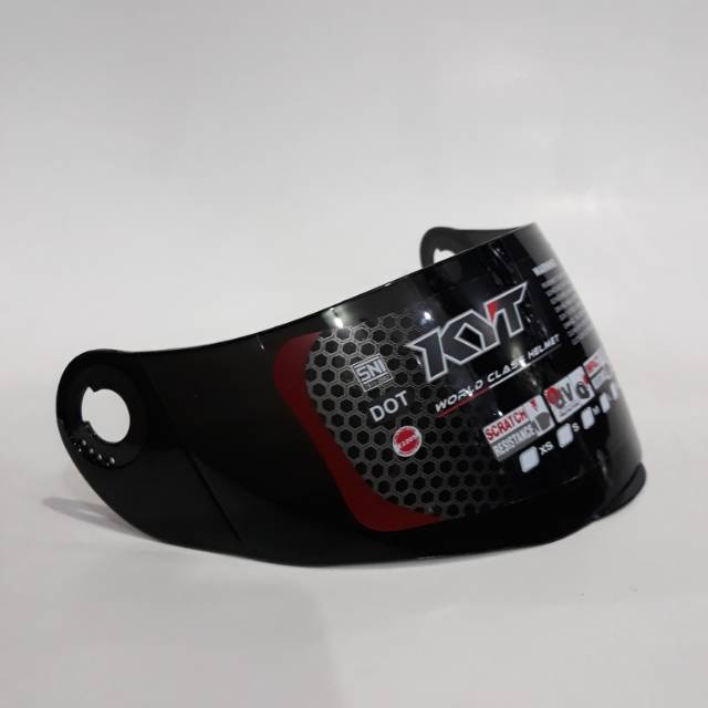 KACA VISOR HELM KYT XROKET DARK SMOK ORIGINAL