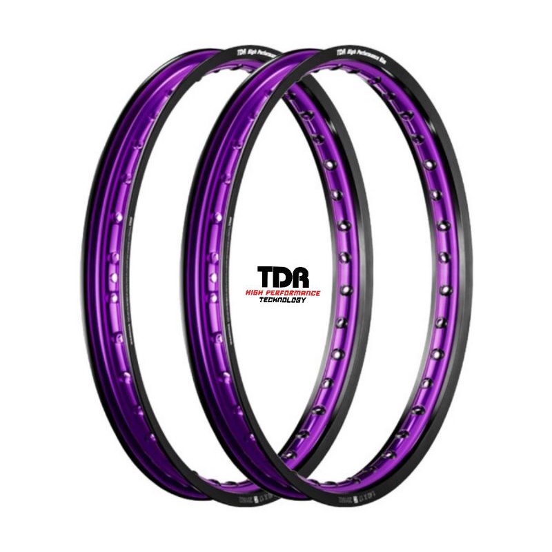 Velg Racing TDR WX Shape 2 Tone Purple 140×17 dan 160×17