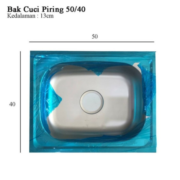 Goldstar Bak Cuci Piring Kitchen Sink  BCP + Afur Stainless PVC B50-40ABT