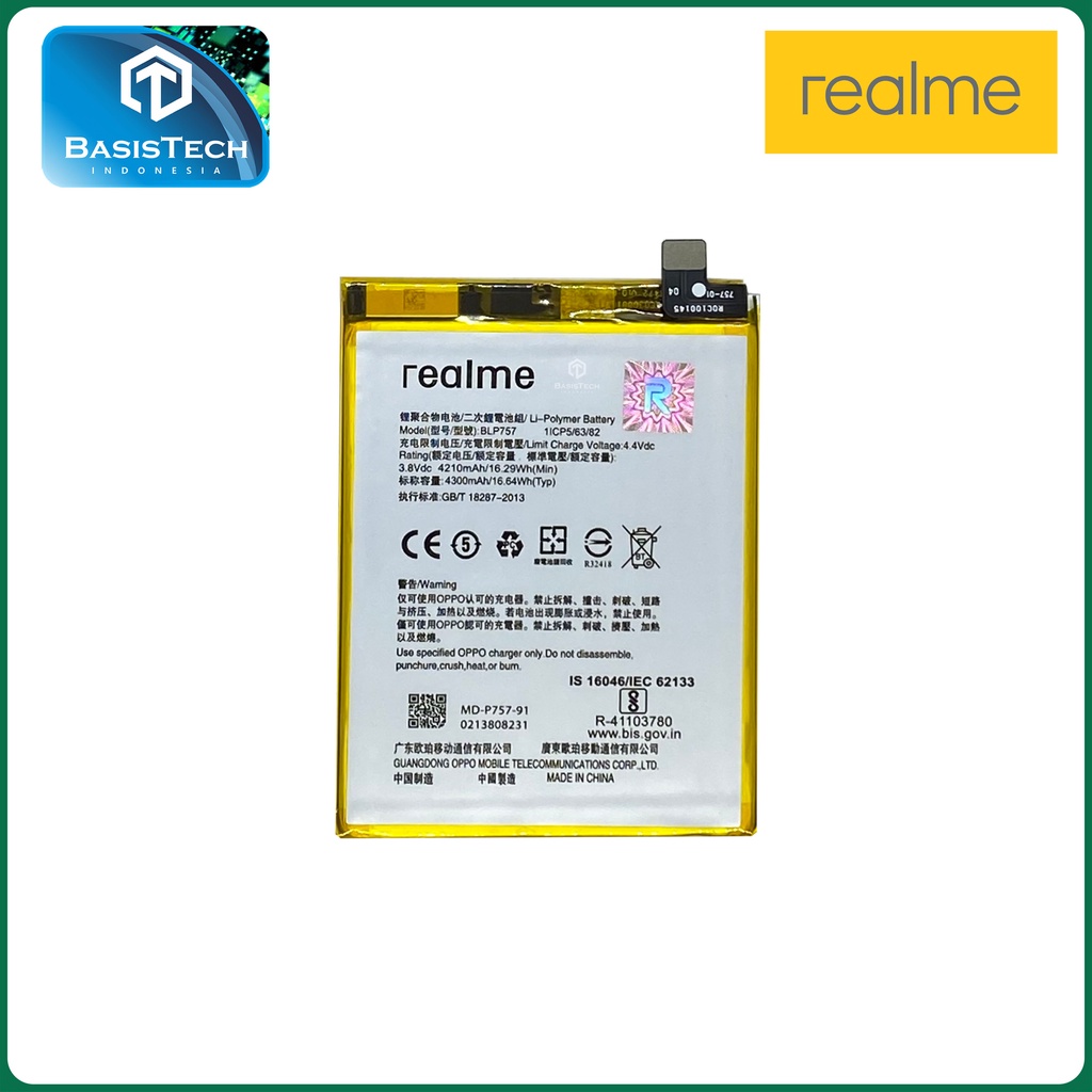 BATERAI REALME 6 RMX2001 6i 6 PRO RMX2061 BLP757 ORI99 GOOD QUALITY