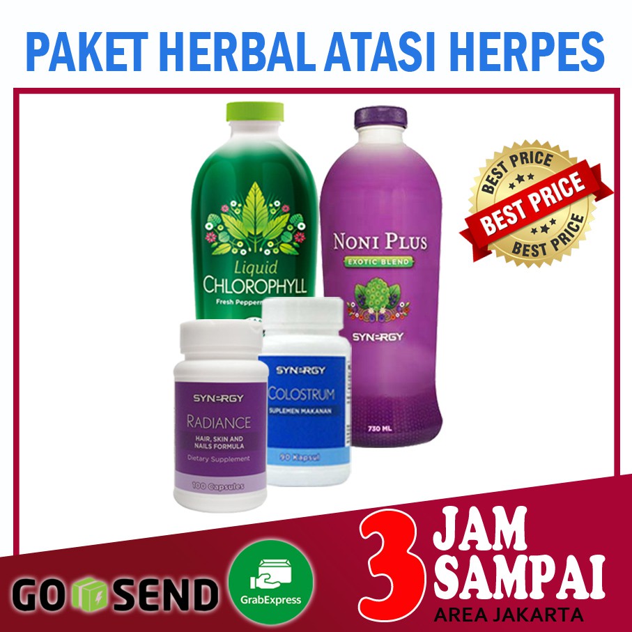 Obat Herbal Cacar Api / Cacar Ular / Herpes Import USA