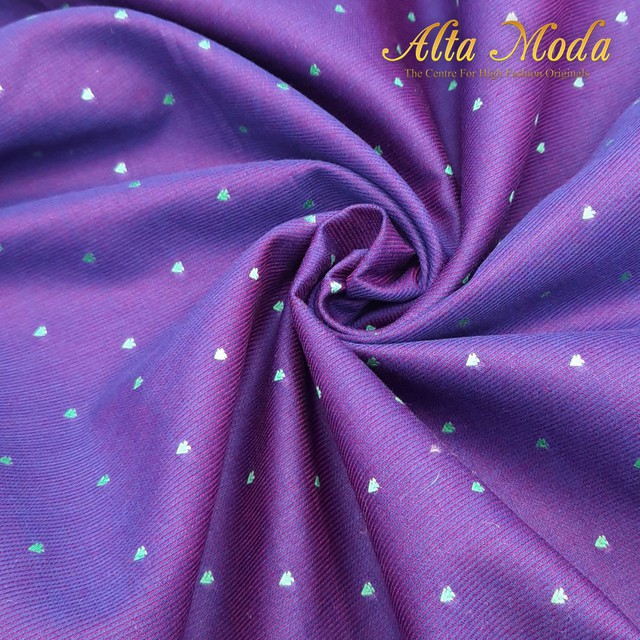 

Alta Moda Katun Shirting Motif Dot Blue Classic Purple (1M)