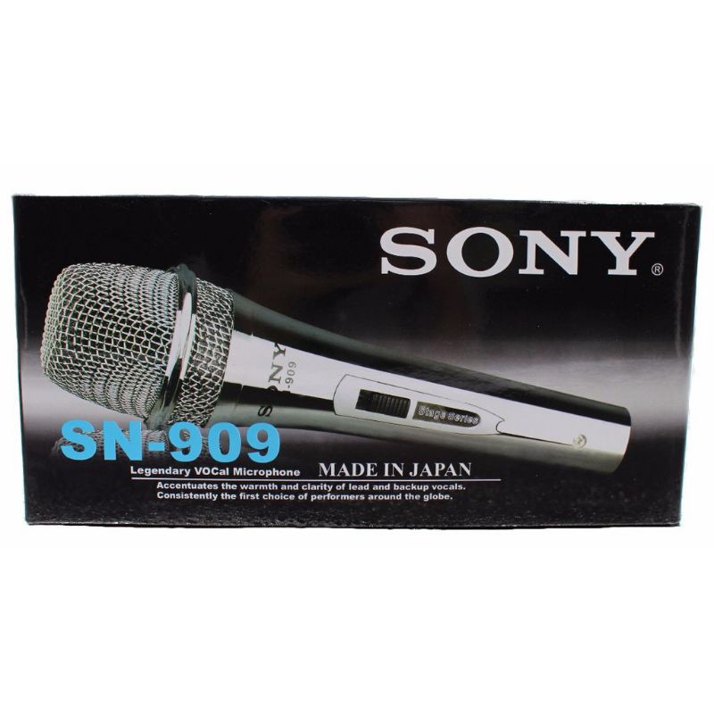 Mic Kabel SONY SN-909 Mik // Mikropon //Microphone // Mic Karaoke // Mic Masjid