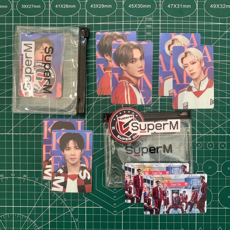 [Clearance Sale - Aiguu] Sharing SuperM Super One Superone Sticker Pack MD Kai Taemin Grup PVC Pouch
