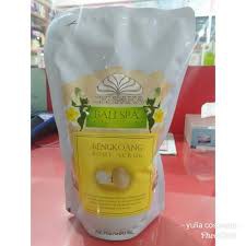 Lulur Cempaka Bali Spa Body Scrub Bengkoang Refil 900ml Lulur pemutih Badan Aman Dan Halal Original