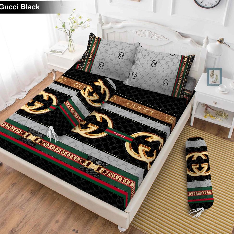 [KODE BARANG HL4554] SPREI VITO MOTIF GUCCI 120X200, 160X200, 180X200