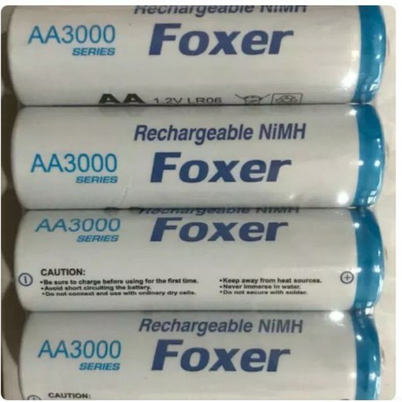 Baterai Foxer AA cas 3000 MAH dan AAA 1000 mah