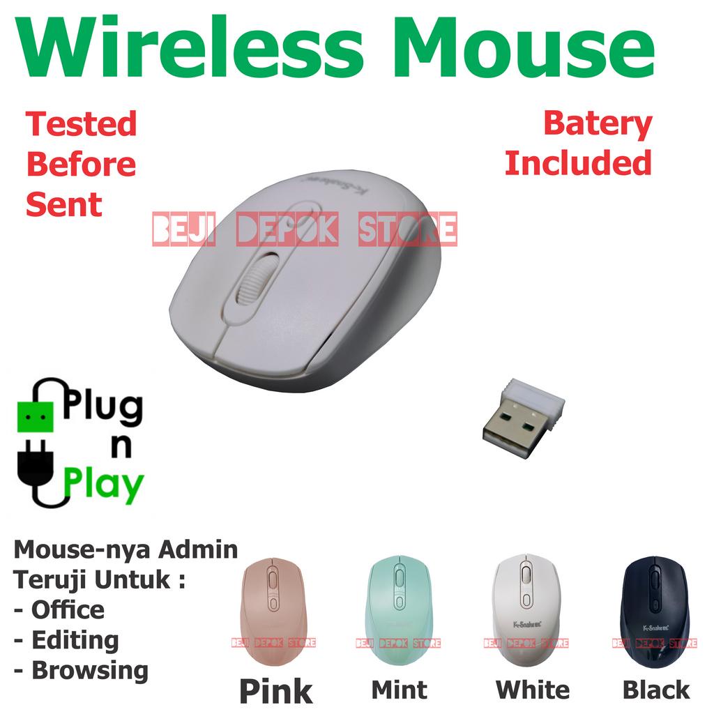 Wireless Mouse Office Editing Browsing Beji Depok Store Include Battery