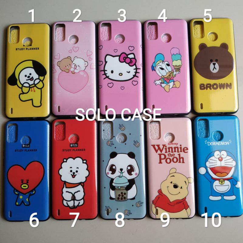 Soft Case Silikon Fuze Gambar Tecno Spark 6 Go