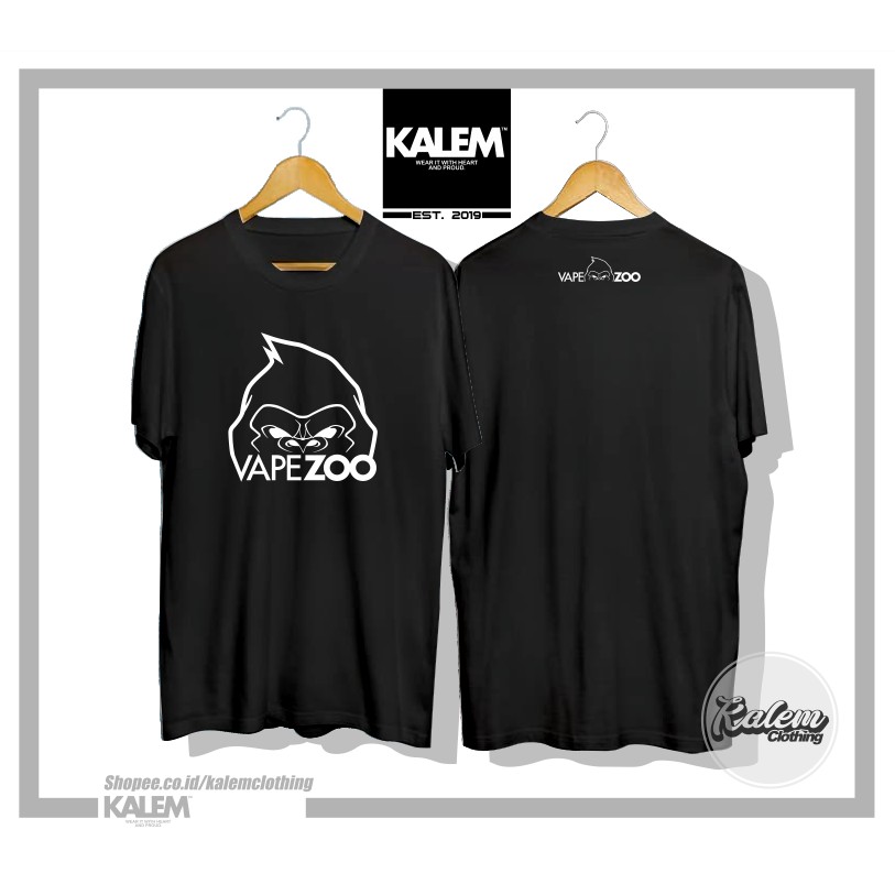 KAOS BAJU DISTRO VAPEZOO VAPE ZOO LOGO Termurah - KALEMCLOTHING