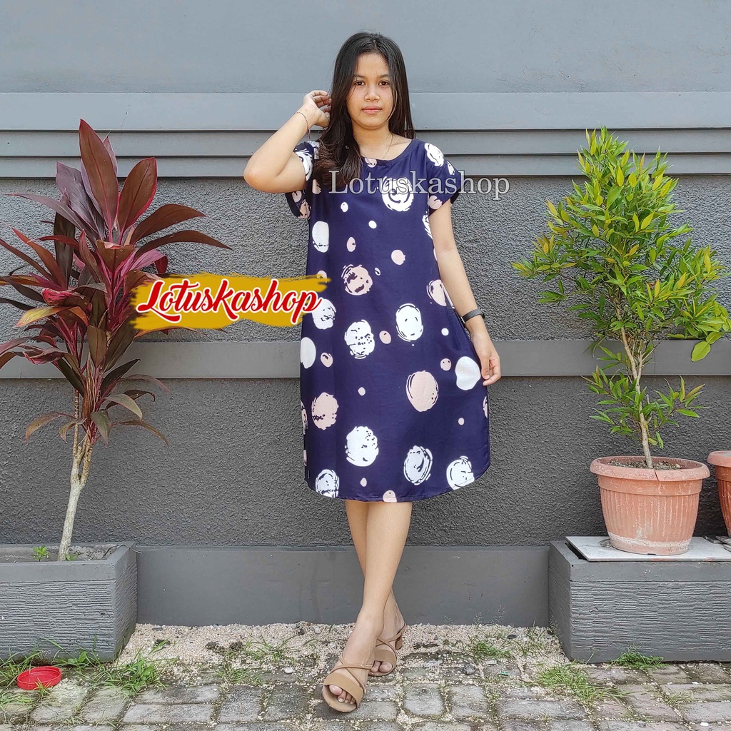 Daster Bali Daisy-Bomba Navy