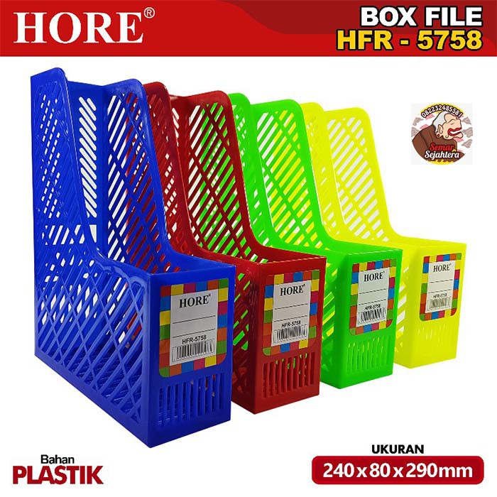 

[PCS] BOX FILE KERANJANG HORE WARNA WARNI R-5758^