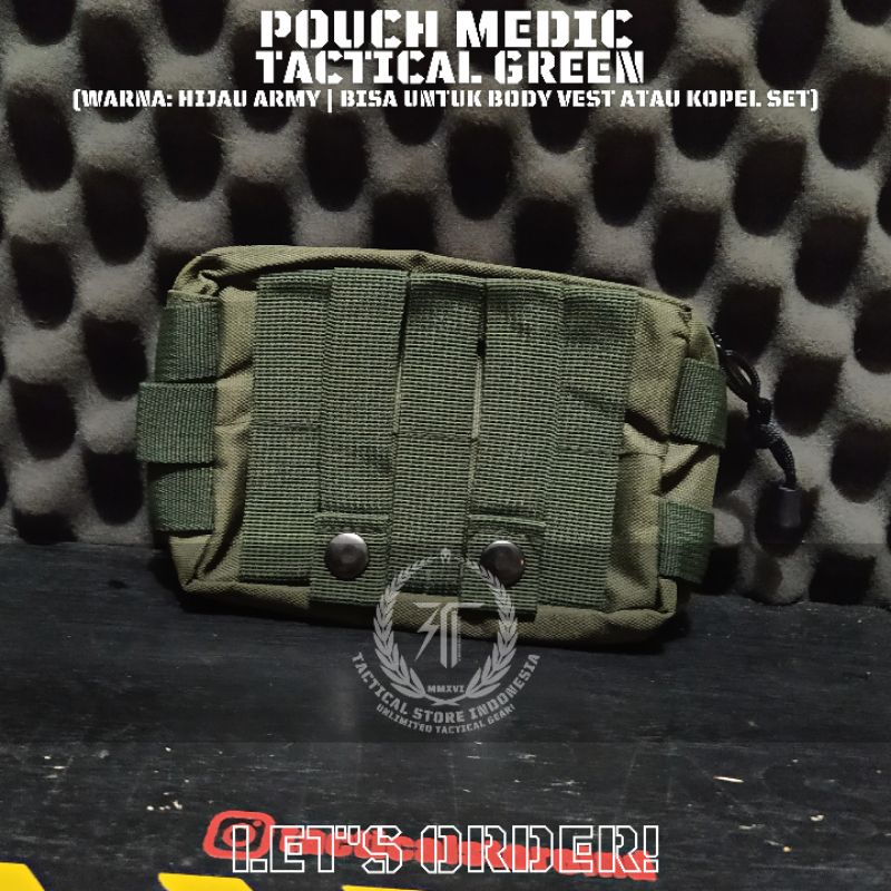 Pouch Medic Tactical Green / Hijau TSI SERIES