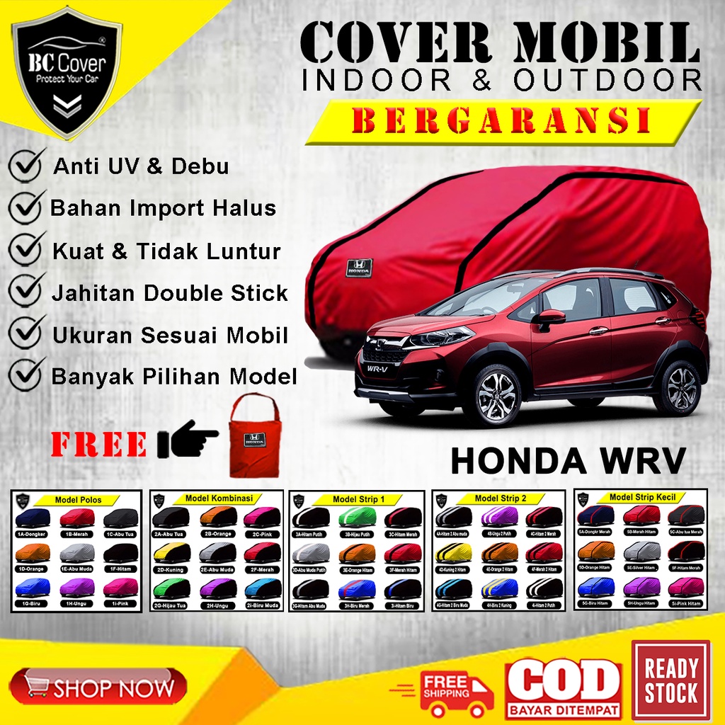 Body Cover Mobil Honda WRV 2022 / Sarung Mobil WRV 2023 / Selimut Penutup Outdoor Waterproof