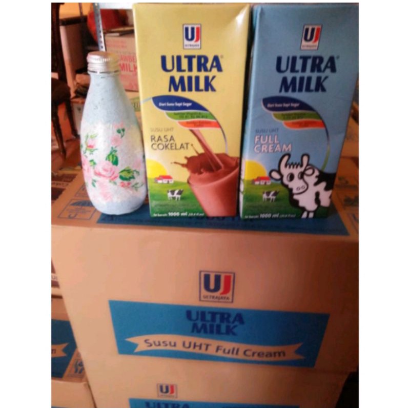 

Susu Uht Ultra Milk Kartonan 1000 ml × 12 pcs