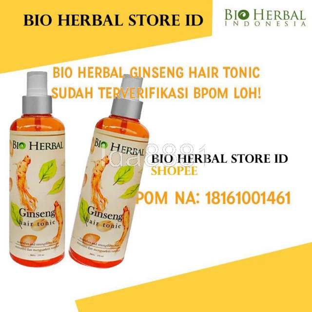 BIO HERBAL#HAIRTONIC Ginseng Original #Hair tonic rambut#Tonic rambut rontok#hair tonic ginseng