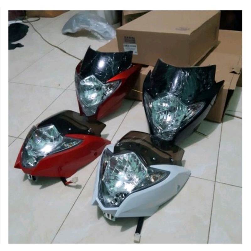 Batok kepala reflektor lampu depan Satria Fu 150 peslip tahun 2014