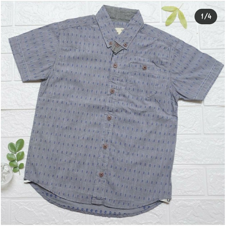 Kemeja Kotif Simple / Baju Motif anak Cowok